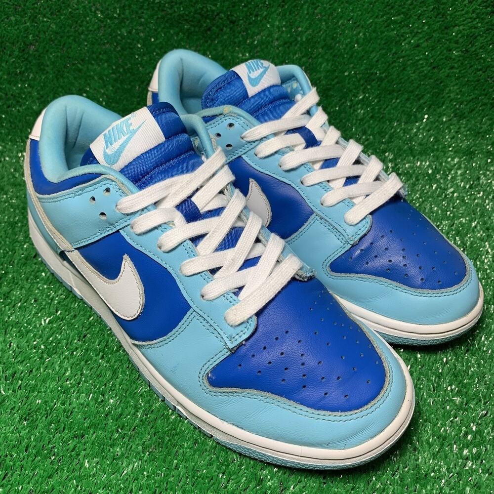 Nike Dunk Low Retro QS Shoes Argon Blue Flash Blue White DM0121-400 Men's 7.5